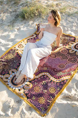Mingaan 100% Recycled Cotton Knitted Throw Rug