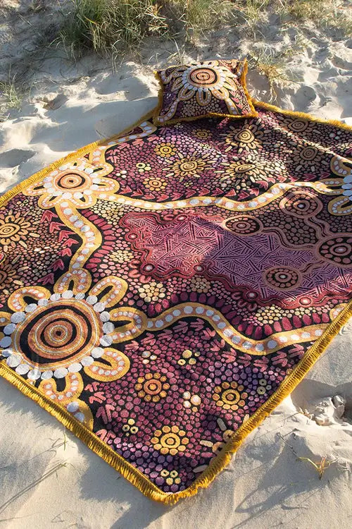 Mingaan 100% Recycled Cotton Knitted Throw Rug