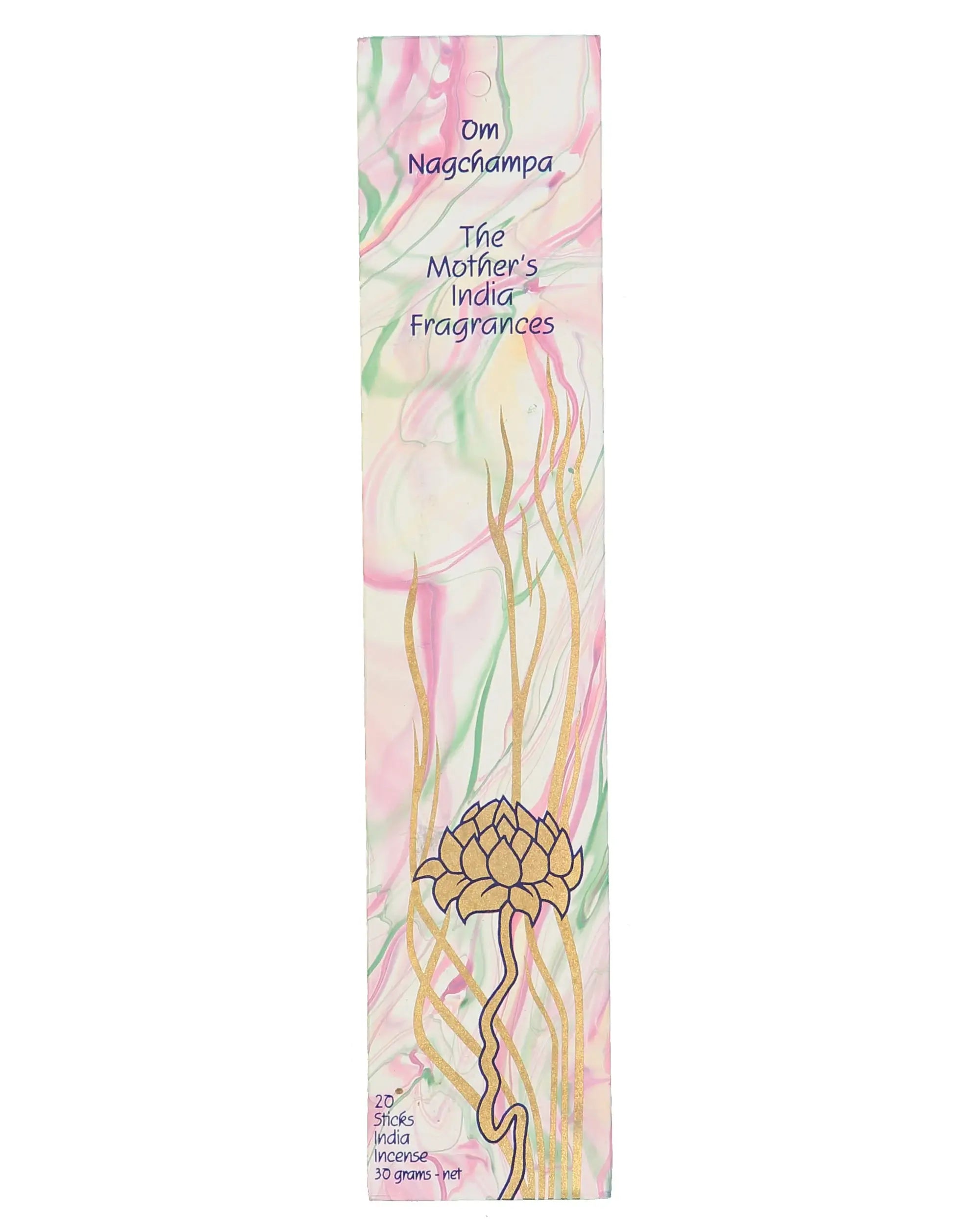 Om Nagchampa Real Incense by The Mother's India Fragrances Tantrika Australia