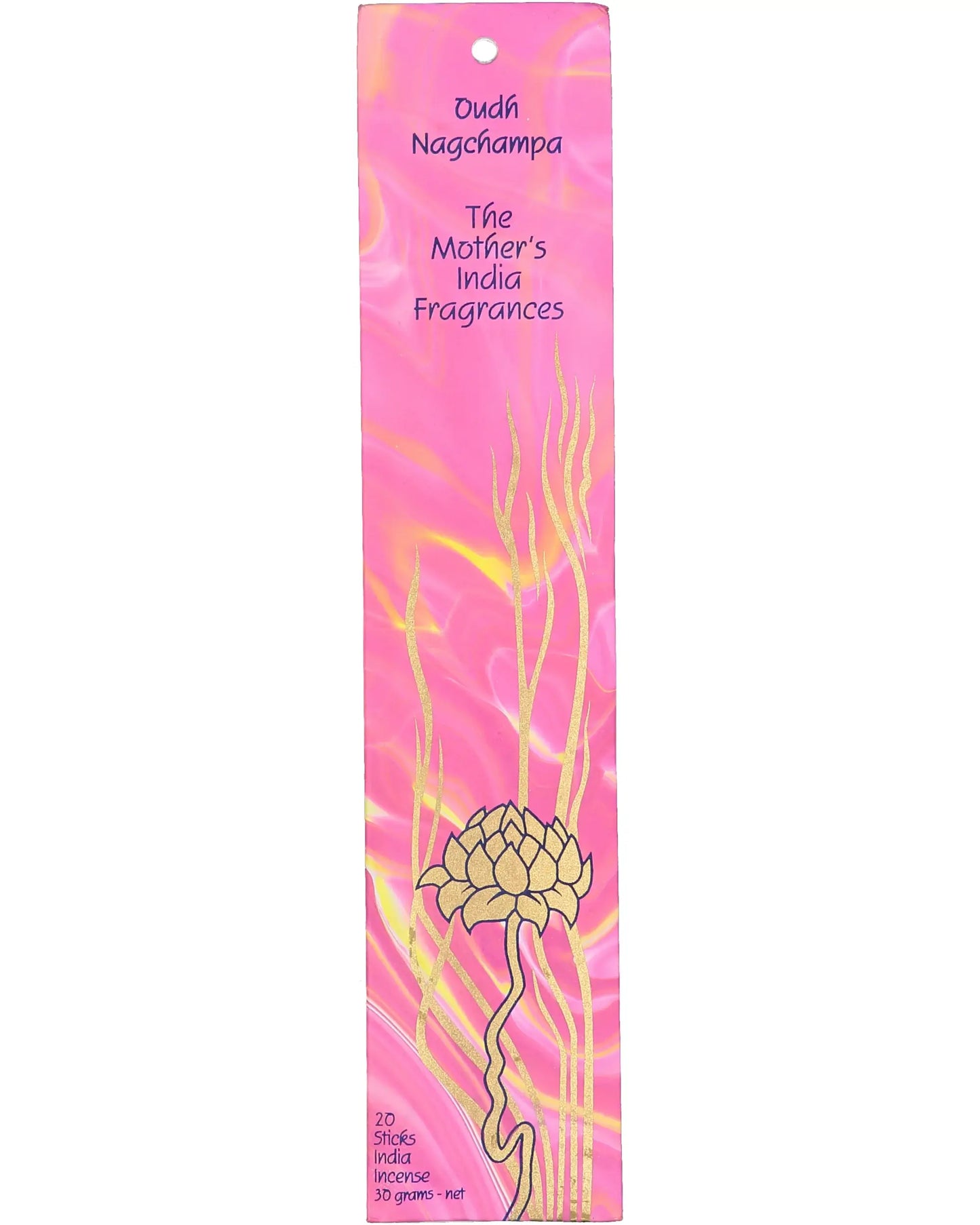 Oudh Nagchampa Real Incense by The Mother's India Fragrances Tantrika Australia