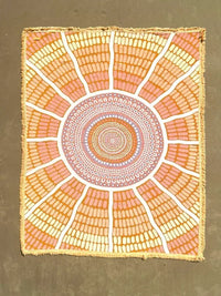 Our Mothers Country Indiginous Art Throw Rug Recycled Cotton Tantrika Australia Sustainable Fashion