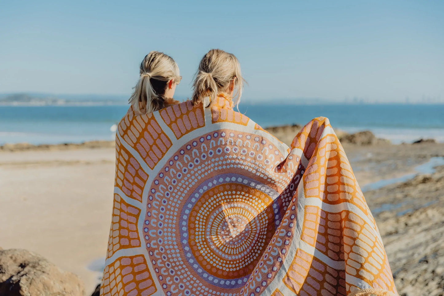 Our Mothers Country Indiginous Art Throw Rug Recycled Cotton Tantrika Australia Sustainable Fashion