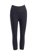 Black leggings on a white background