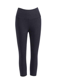Black leggings on a white background