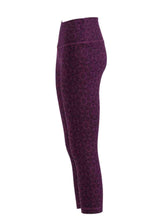 Purple leggings on a white background