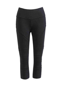 Black leggings on a white background