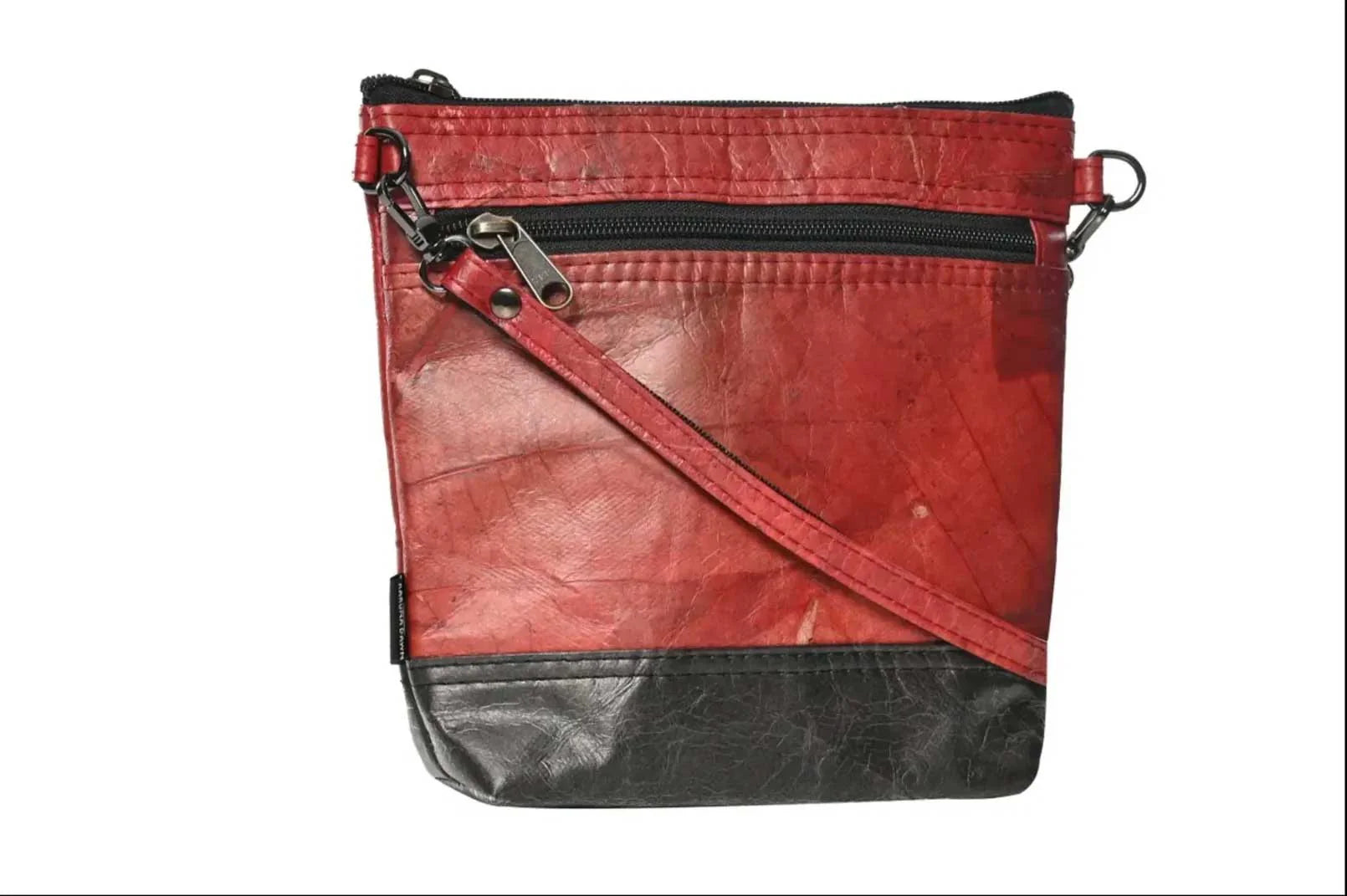 ladies cross body vegan leaf leather bag tantrika australia sustainable fashion