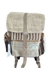 natural colour hemp backpack