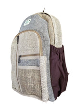 natural tones hemp backpack