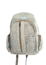 hemp backpack natural cover