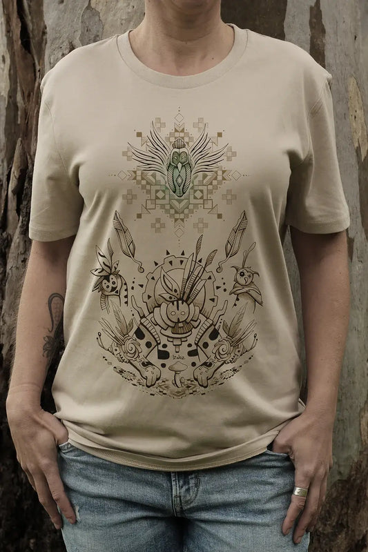 WISDOM KEEPER IZWOZ ART UNISEX TSHIRT