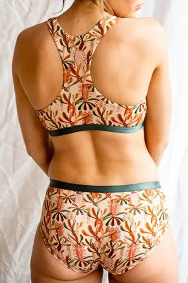 ladies print bamboo underwear by peggy and finn