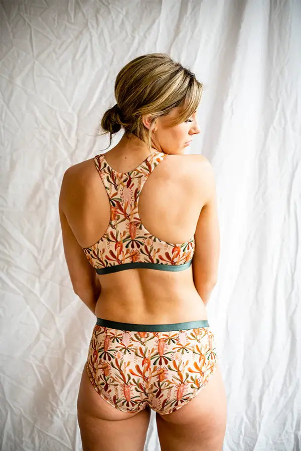 ladies print bamboo underwear by peggy and finn