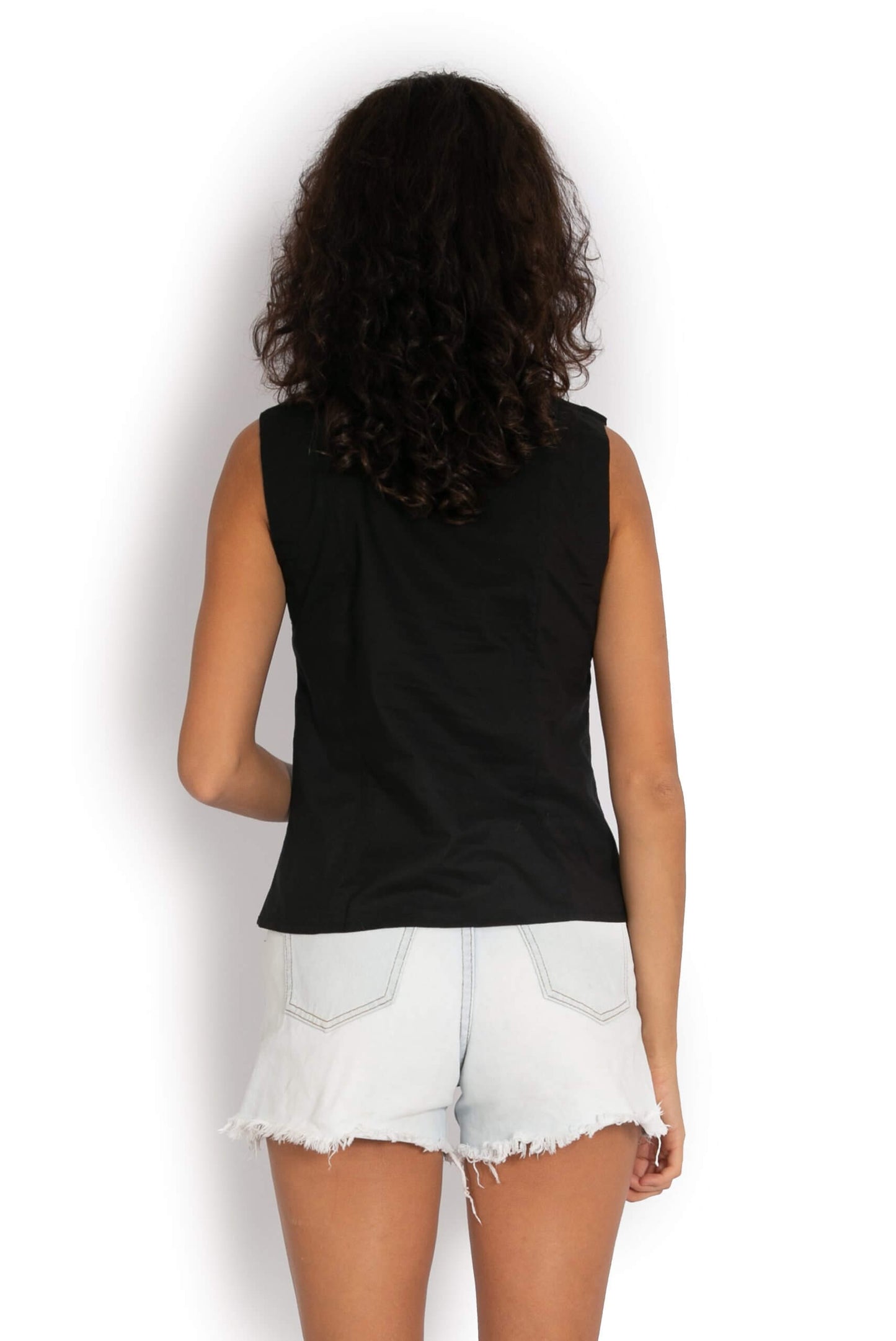 Zoe Top Cotton Singlet Tantrika Australia 