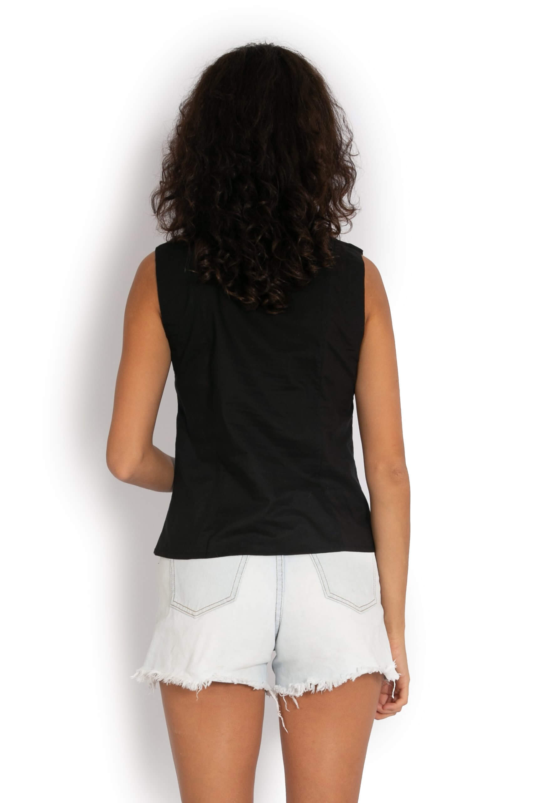 Zoe Top Cotton Singlet Tantrika Australia 