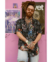 Acid Renessans Mens Button-up Shirt