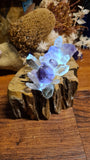 amalie clear quartz and amethyst crystal lamp