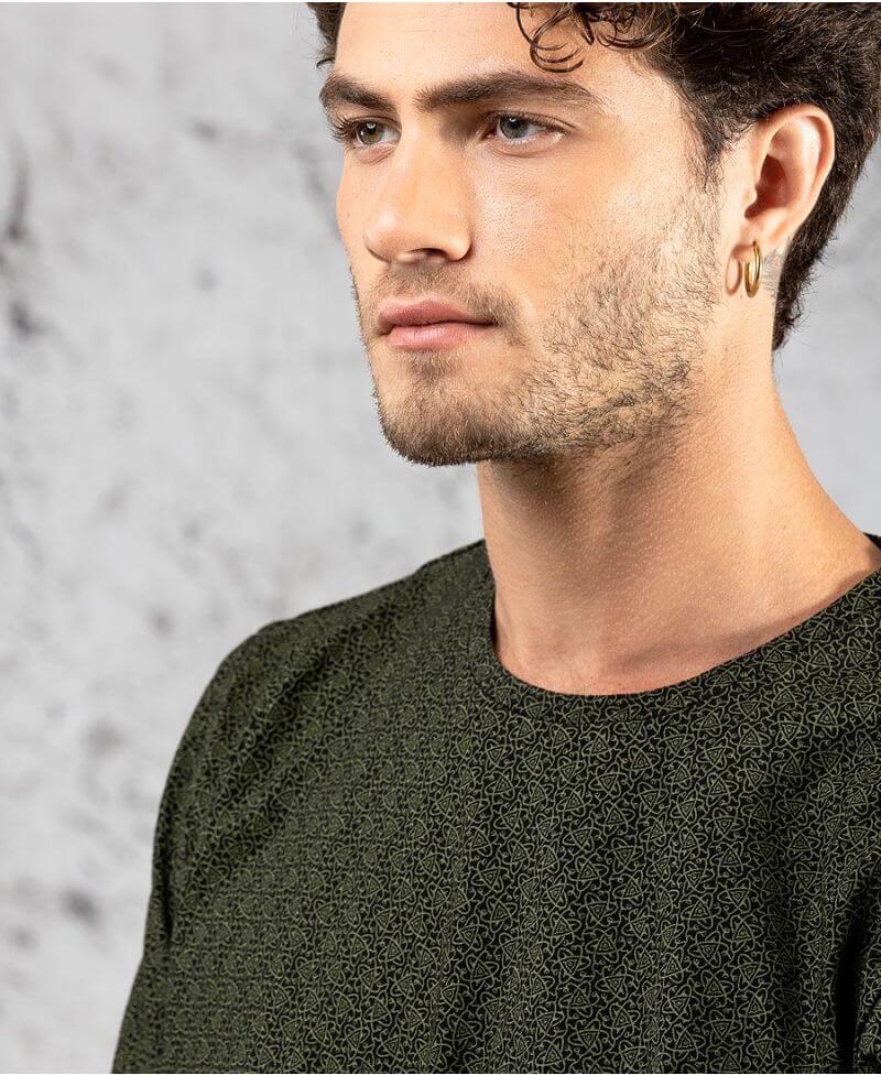 mens sol atom print tshirt