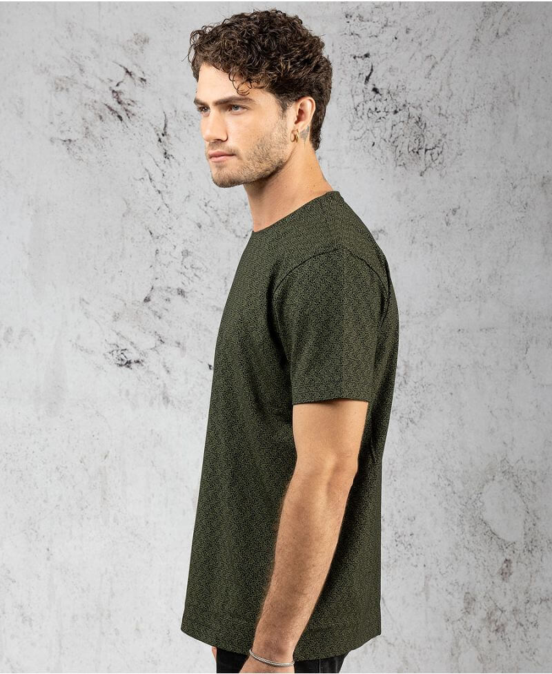 mens sol atom print tshirt