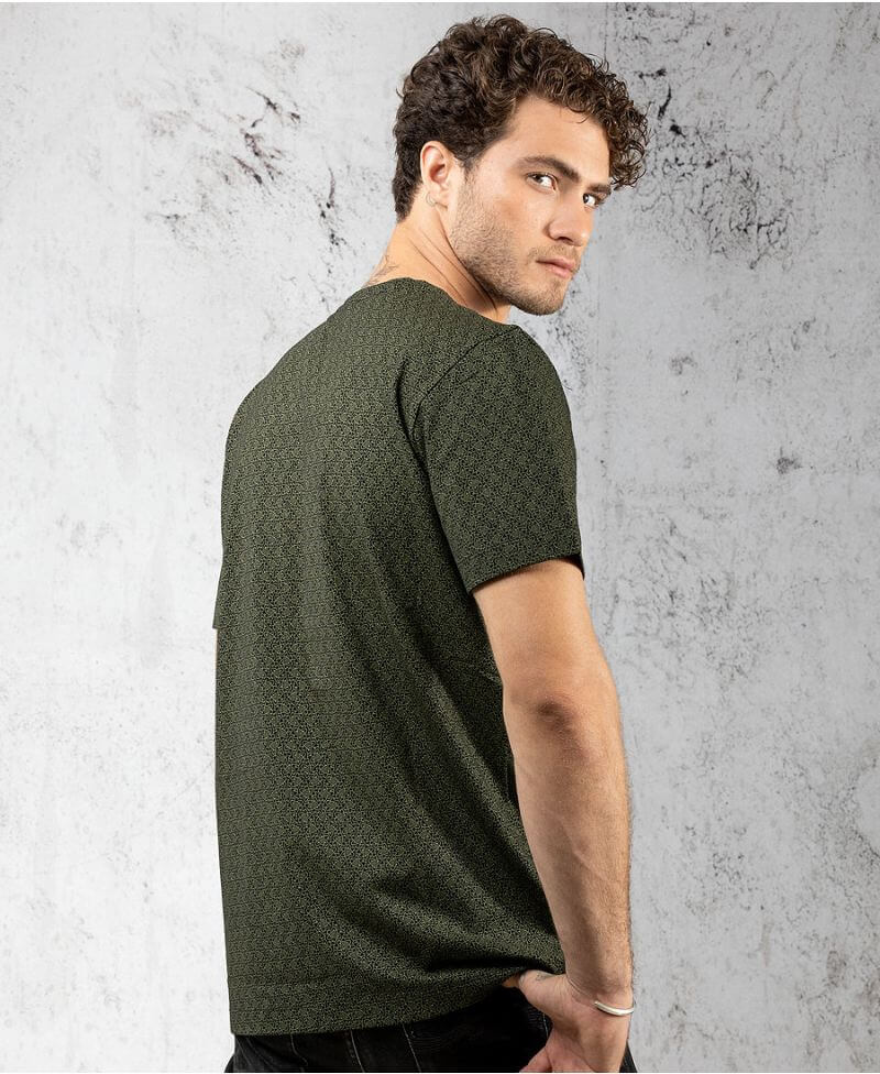 mens sol atom print tshirt