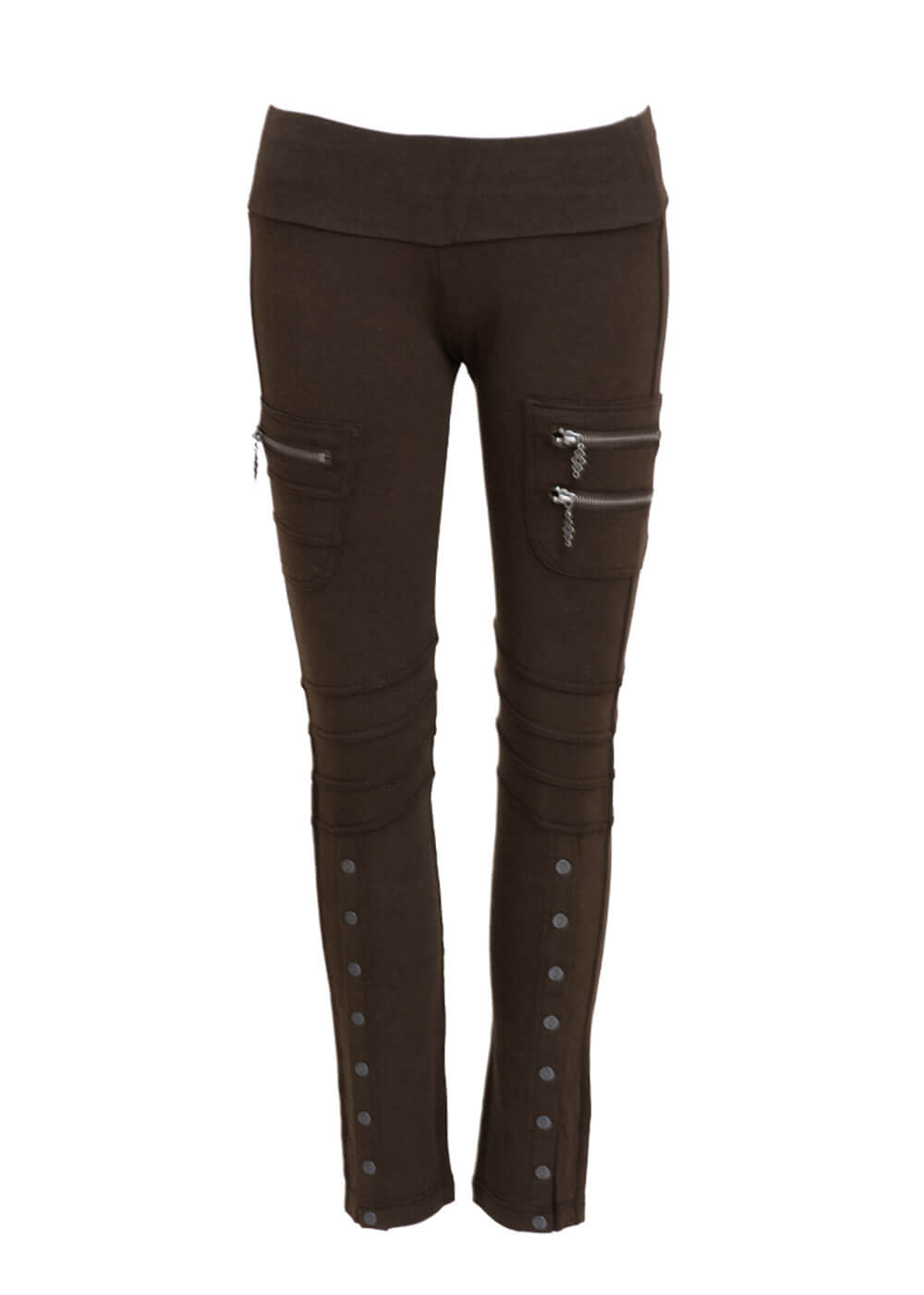 ladies bamboo, organic cotton axiom leggings by nomads hemp wear