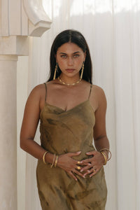 Ayana Earrings - Brass 