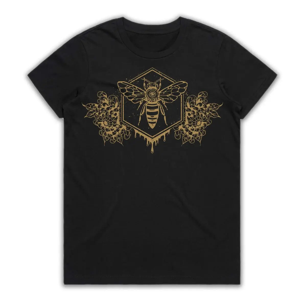 bee flower art of zig womens shirt tantrika sustainable fashion australia