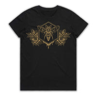 bee flower art of zig womens shirt tantrika sustainable fashion australia