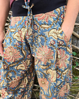 Batik Flowers Cotton Yoga Pants Tantrika Australia