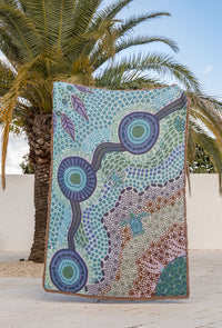Buggeiri (Open Land) Art Throw Rug