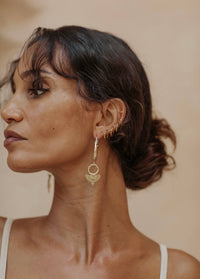 Naiyu hoops - Brass 