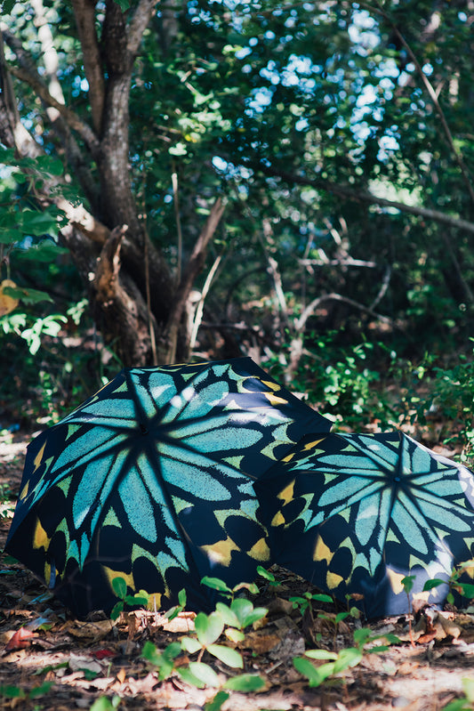 cairns birdwing butterfly abstract print umbrella