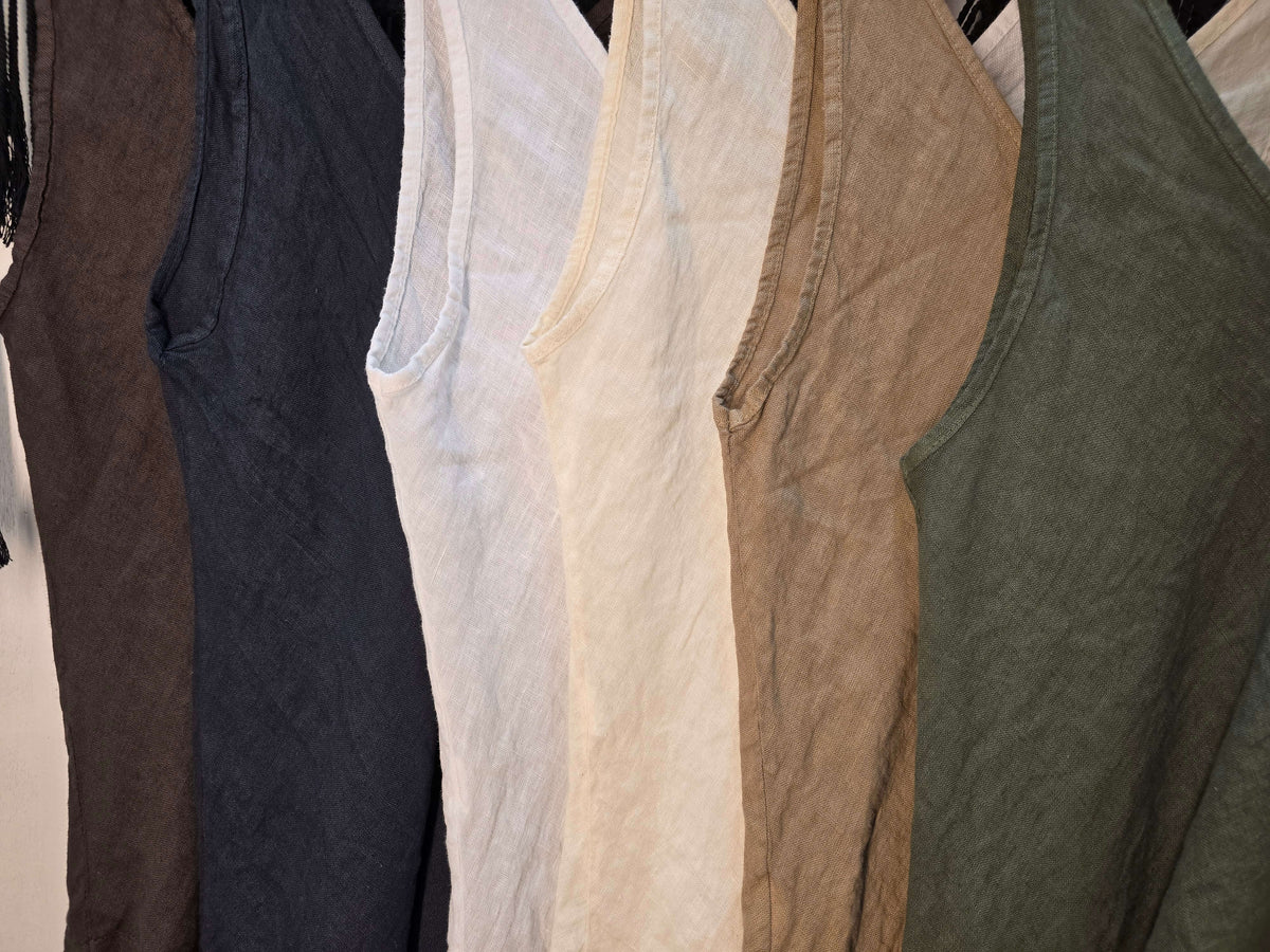 the tanks lined up to see the colours 