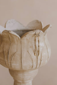 Nia earrings - brass 