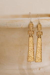 Ayana Earrings - Brass 