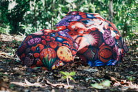 david stacey tropical seeds panting printed on umbrella