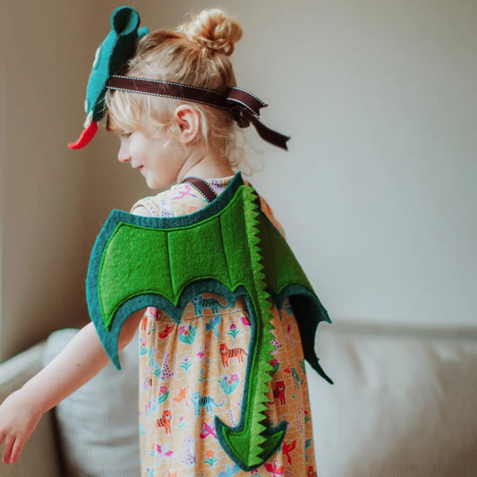 felt headdread and wings dragon dress up
