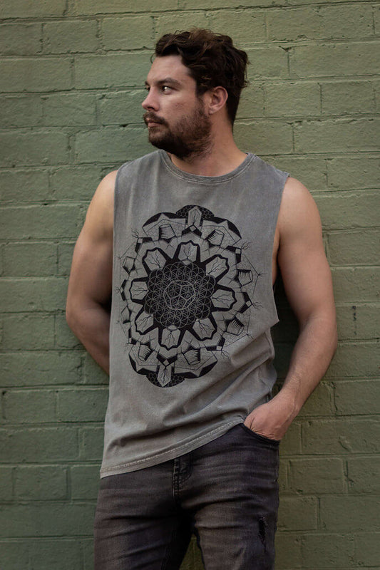 Dodeca Wearable Art Of Zig Mens Tank Tantrika Australia