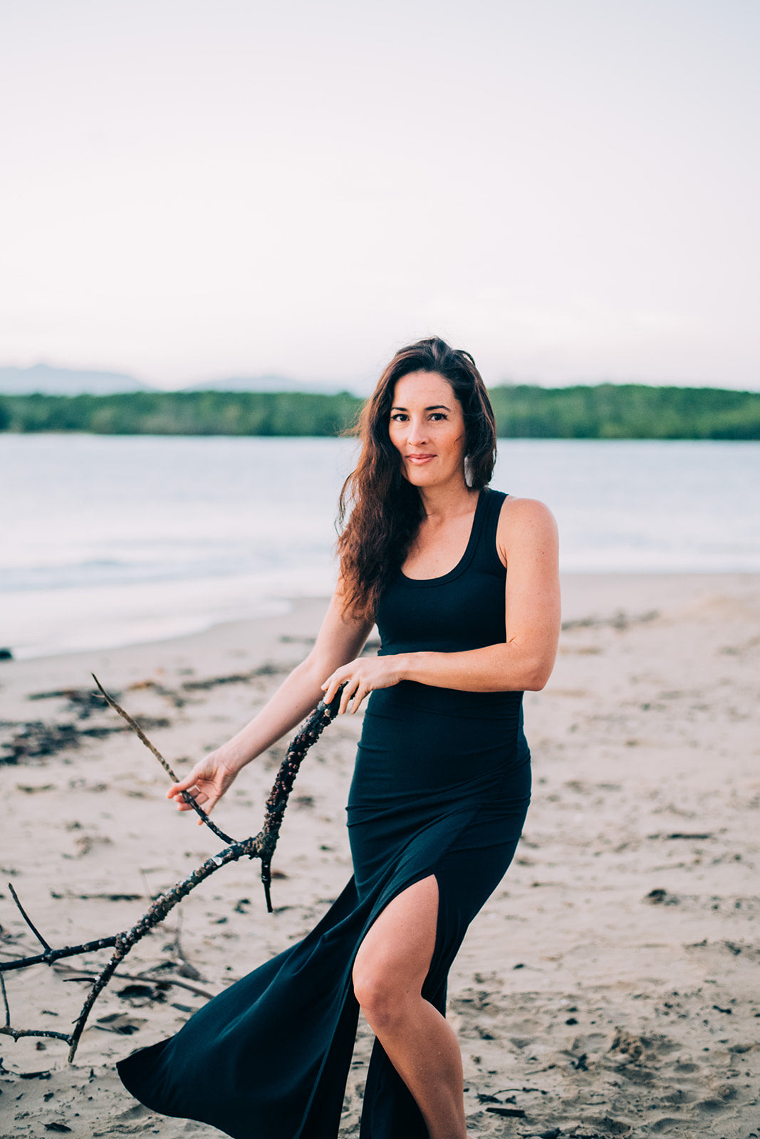 nomads hempwear elektra long bamboo dress