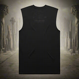 black tank embrace your mortality art of zig at tantrika clothing australia