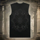 black tank embrace your mortality art of zig at tantrika clothing australia