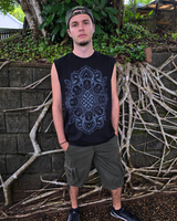 black tank embrace your mortality art of zig at tantrika clothing australia