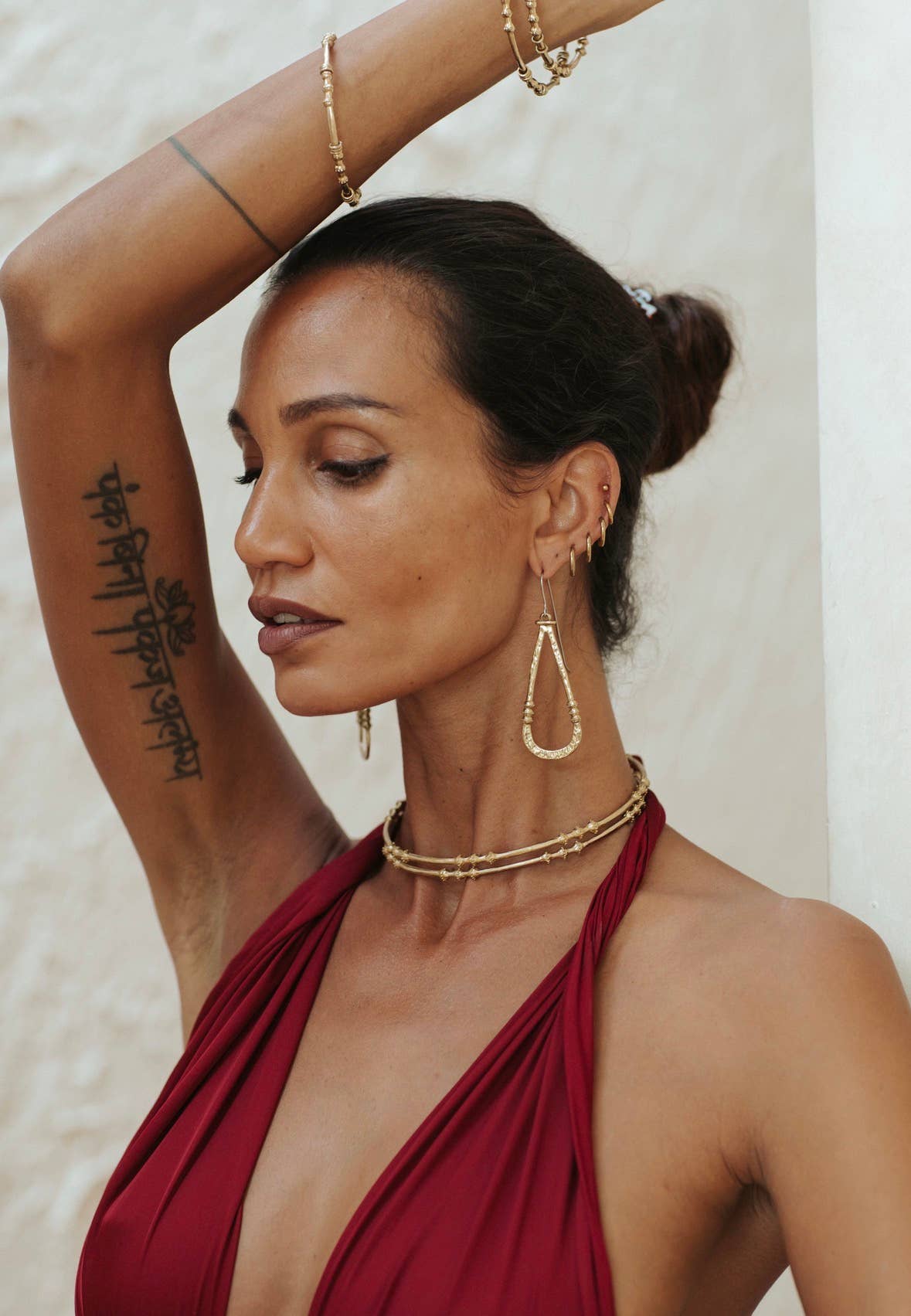 Zuri earrings - Brass
