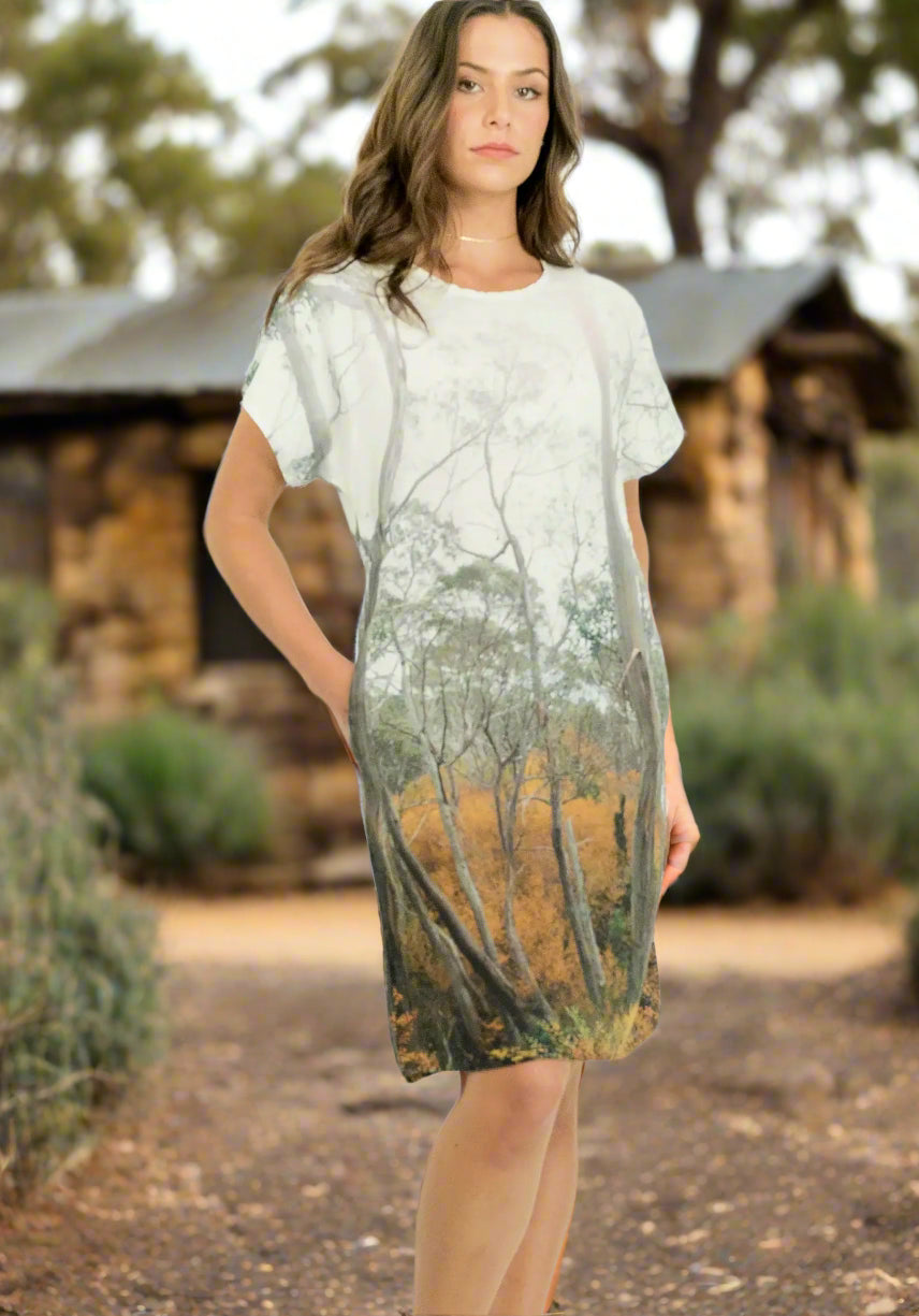 Fagus Forest Linen Dress Tantrika Australia