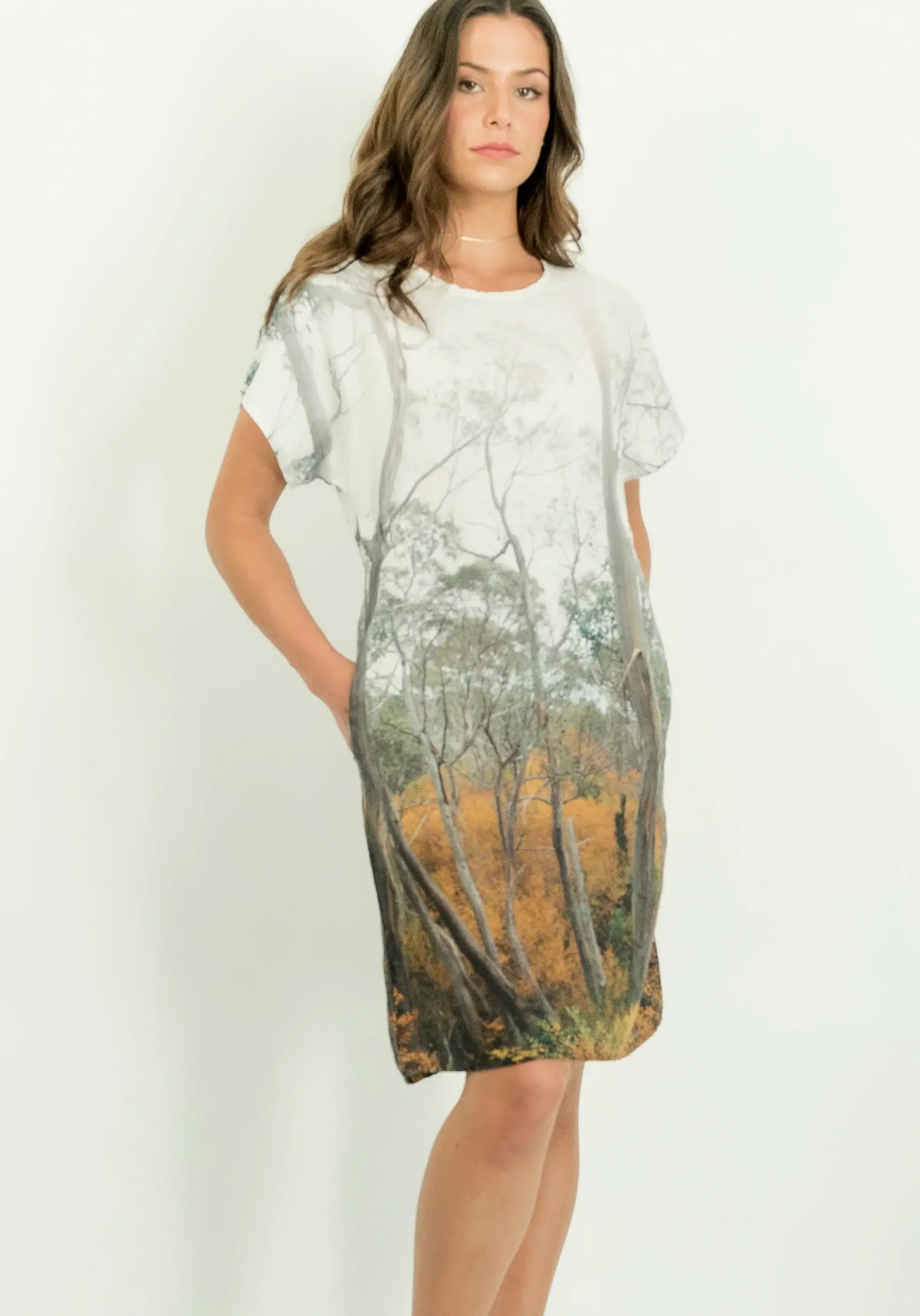 Fagus Forest Linen Dress Tantrika Australia