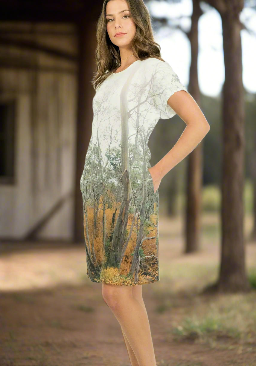 Fagus Forest Linen Dress Tantrika Australia