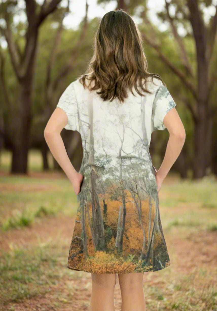 Fagus Forest Linen Dress Tantrika Australia