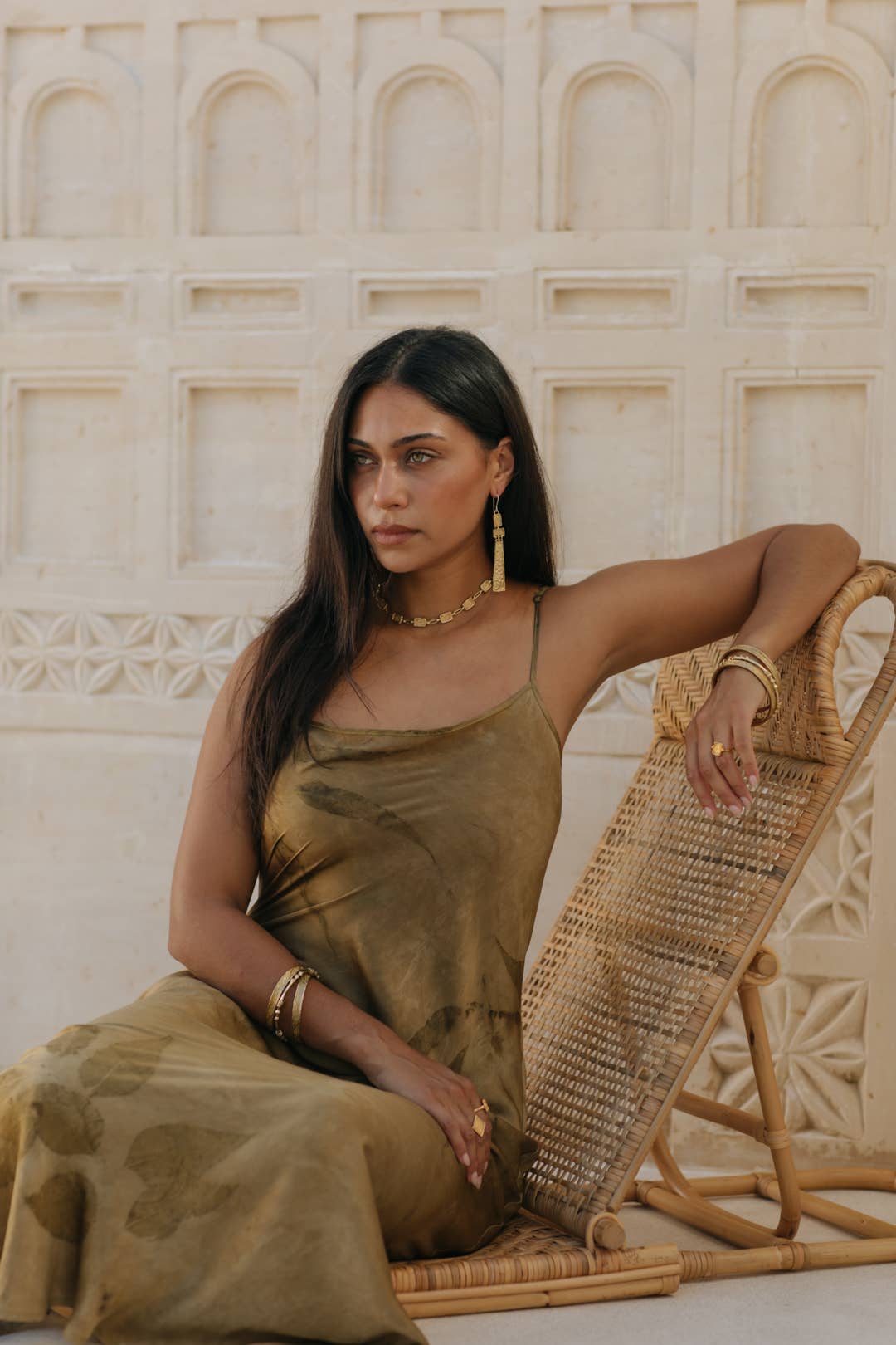 Ayana Earrings - Brass 
