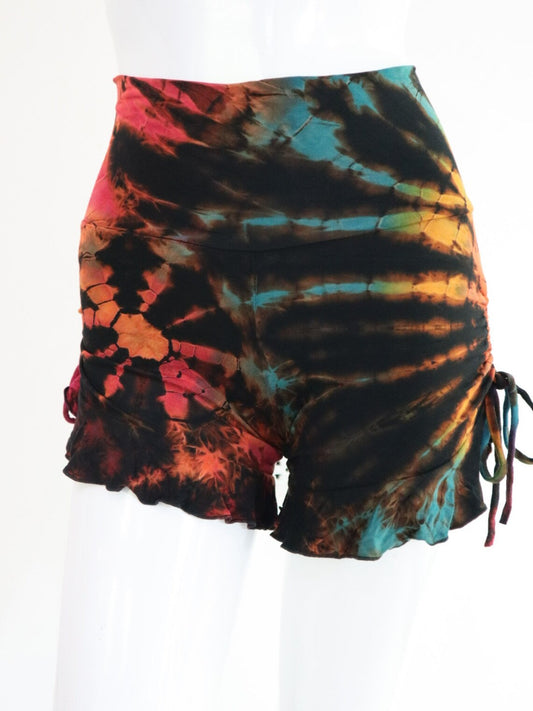 Short Frillies Tie-Dye Festival Pants