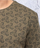 mens fungi print tshirt